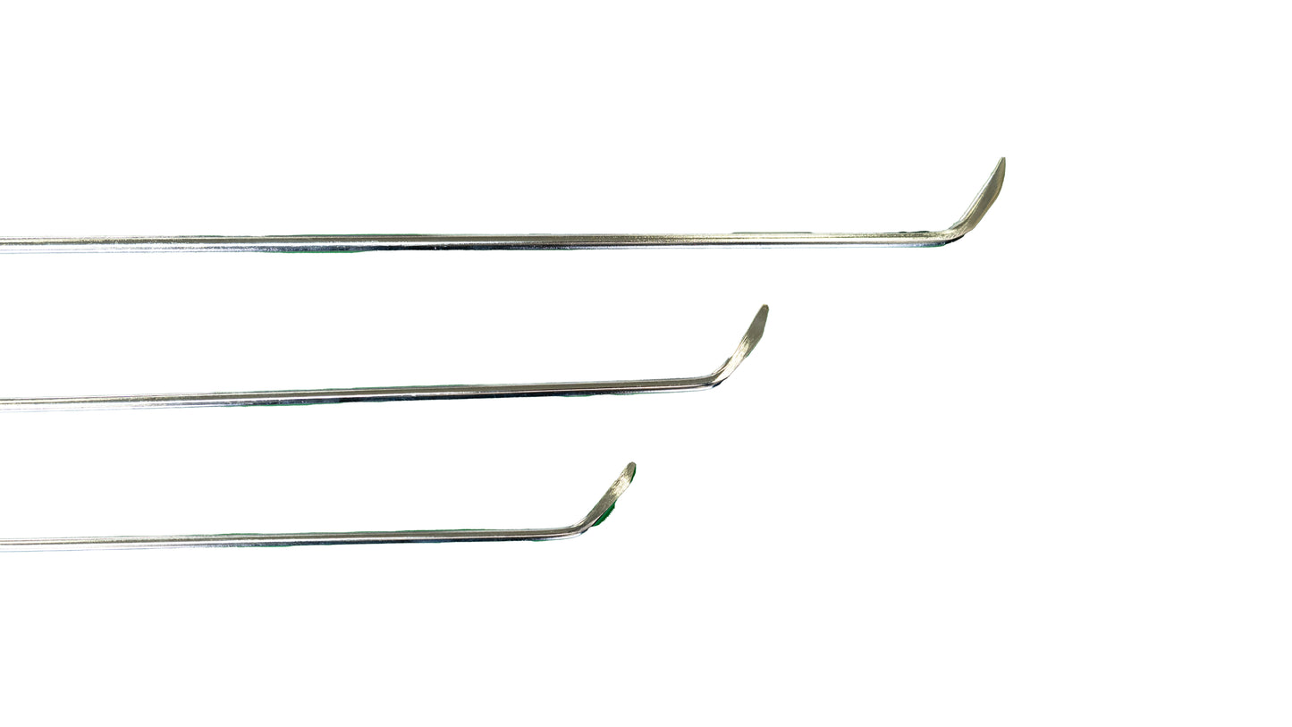 KIT LEVE ACCIAIO TEMPERATO PER ALLUMINIO - diametro 7-6-5mm