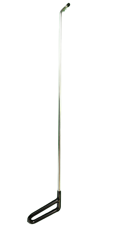 Leva diam. 10 con testa gommata 72cm
