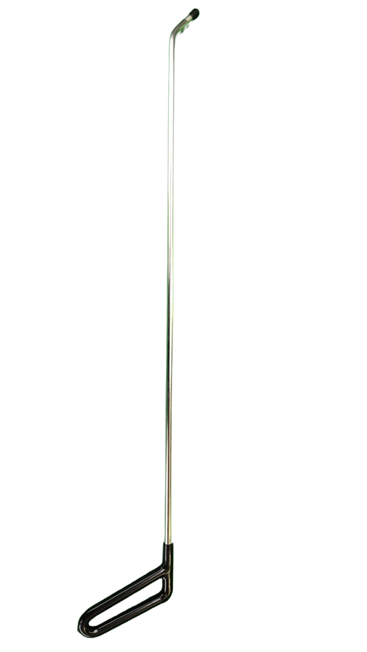 Leva diam. 10 con testa gommata 53cm
