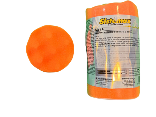 Tampone arancio - bugnato (conf. da 5 pezzi)